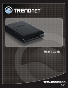 Handleiding TRENDnet TEW-655BR3G Router