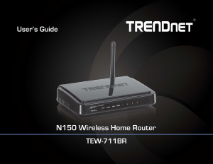 Handleiding TRENDnet TEW-711BR Router