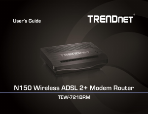 Handleiding TRENDnet TEW-721BRM Router