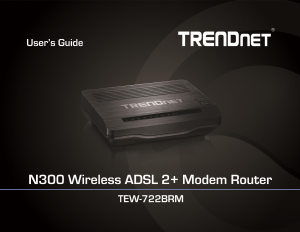 Handleiding TRENDnet TEW-722BRM Router