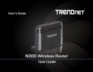 Manual TRENDnet TEW-732BR Router