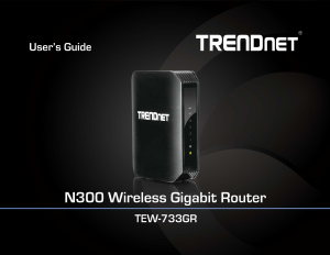 Manual TRENDnet TEW-733GR Router