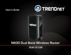 Manual TRENDnet TEW-751DR Router