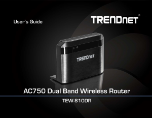 Manual TRENDnet TEW-810DR Router
