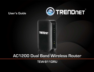 Handleiding TRENDnet TEW-811DRU Router