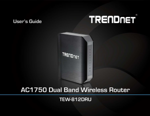 Handleiding TRENDnet TEW-812DRU Router