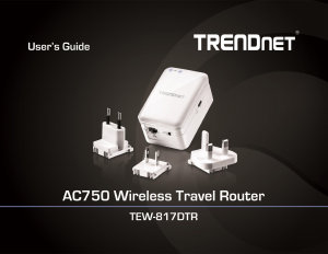 Handleiding TRENDnet TEW-817DTR Router