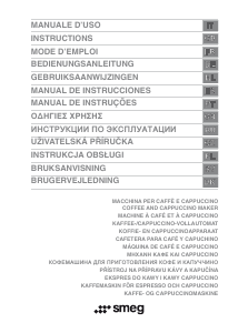 Manuale Smeg CMS4101N Macchina da caffè