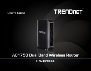 Handleiding TRENDnet TEW-823DRU Router