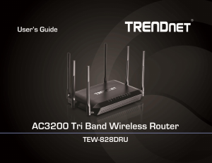 Handleiding TRENDnet TEW-828DRU Router
