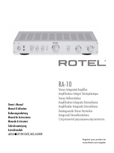 Manual Rotel RA-10 Amplifier