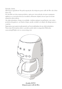 Manual Smeg DCF01BLEU Máquina de café