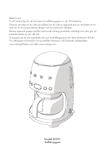 Manual Smeg DCF01PBEU Coffee Machine