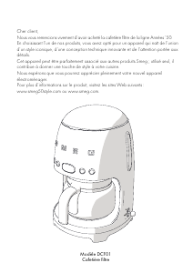 Mode d’emploi Smeg DCF01WHEU Cafetière