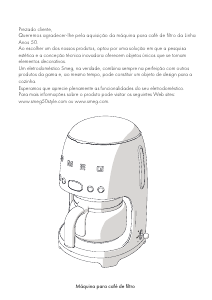 Manual Smeg DCF02CREU Máquina de café