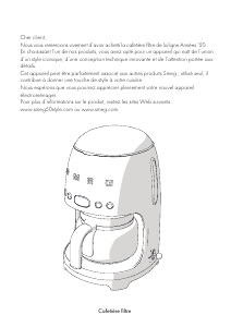 Manual Smeg DCF02PBEU Coffee Machine