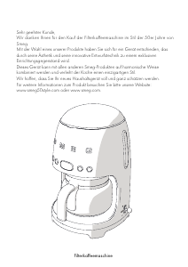 Bedienungsanleitung Smeg DCF02RDEU Kaffeemaschine