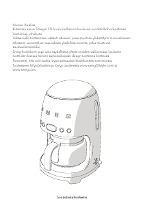 Käyttöohje Smeg DCF02SSEU Kahvikone