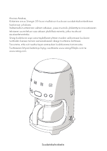Manual Smeg DCF02WHEU Coffee Machine