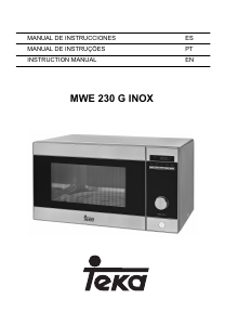 Manual Teka MWE 230 G INOX Microwave