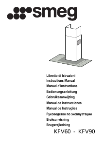 Handleiding Smeg KFV90 Afzuigkap