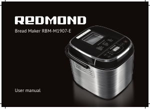Manual Redmond RBM-M1907-E Bread Maker