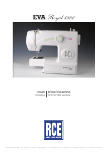 Manual RCE EVA Royal 3800 Sewing Machine