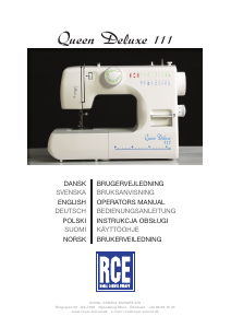 Manual RCE Queen Deluxe 111 Sewing Machine