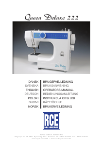 Manual RCE Queen Deluxe 222 Sewing Machine