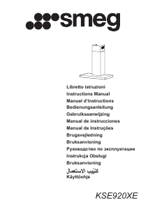 Käyttöohje Smeg KSE920XE Liesituuletin