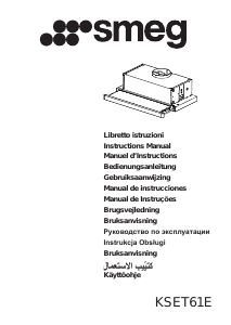 Manual de uso Smeg KSET61E Campana extractora