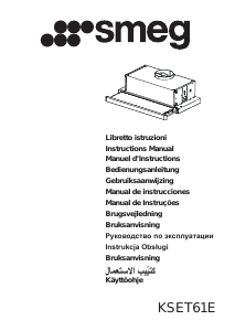 Manuale Smeg KSET61E Cappa da cucina