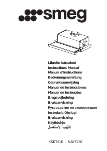 Manuale Smeg KSET91E Cappa da cucina