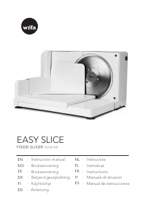 Manual Wilfa FS1W-120 Slicing Machine