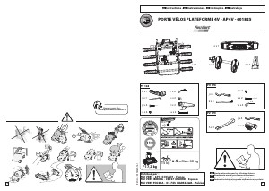 Manual de uso Feu Vert AP4V Porta bicicleta