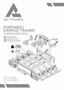 Manual de uso Althura Stroke 3 Porta bicicleta