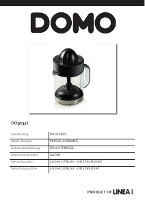 Manual Domo DO9235J Citrus Juicer