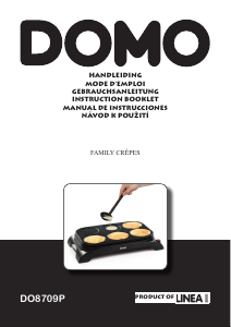 Manual de uso Domo DO8709P Crepera