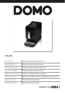 Manual de uso Domo DO718K Máquina de café espresso