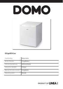 Manual de uso Domo DO908DV/02 Congelador
