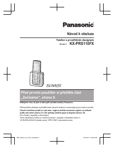 Manuál Panasonic KX-PRS110FX Bezdrátový telefon