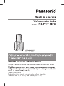 Manual Panasonic KX-PRS110FXW Wireless Phone