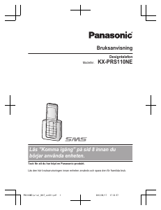 Bruksanvisning Panasonic KX-PRS110NE Trådlös telefon