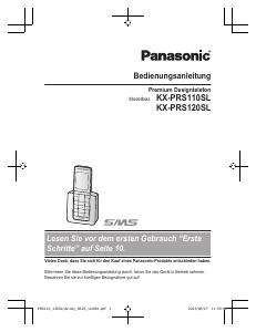 Bedienungsanleitung Panasonic KX-PRS110SL Schnurlose telefon