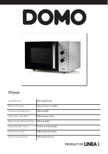 Manual de uso Domo DO3030 Microondas