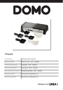 Manual de uso Domo DO9190G Raclette grill