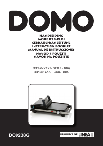 Manuál Domo DO9238G Stolní gril