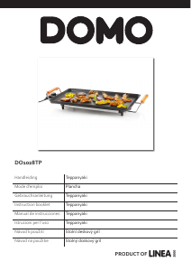Manual Domo DO1028TP Table Grill