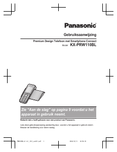 Handleiding Panasonic KX-PRW110BL Draadloze telefoon