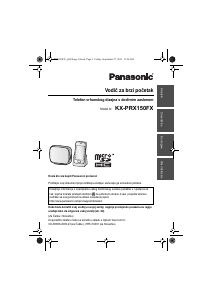 Priročnik Panasonic KX-PRX150FX Brezžični telefon